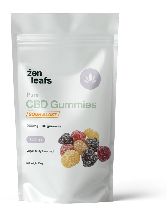 Full Spectrum Vegan CBD Gummies for Calm 900mg - Zen Leafs