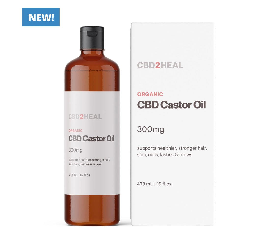 Organic CBD Castor Oil - 300mg - CBD2HEAL