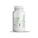 Pure CBD Isolate Capsules 500mg - CBD2HEAL