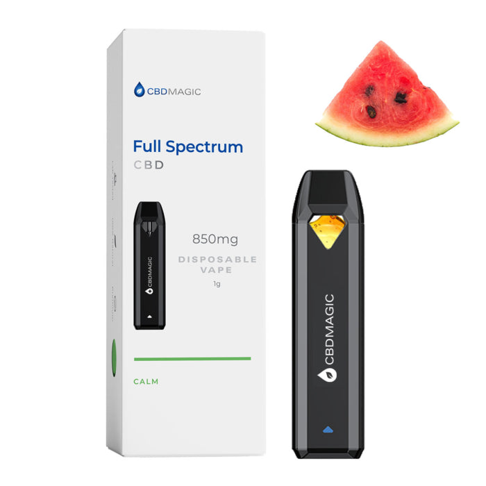 Full Spectrum CBD Vape for Calm - 850mg - Watermelon Terpene
