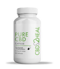 Pure CBD Isolate Capsules 1000mg - CBD2HEAL