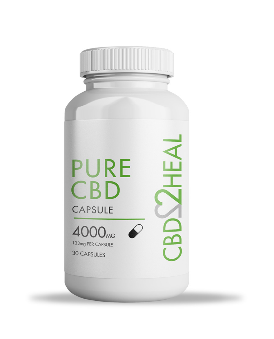 Pure CBD Isolate Capsules 4000mg - CBD2HEAL
