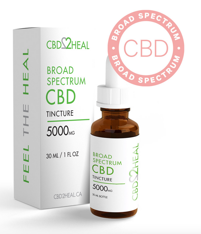 Broad Spectrum CBD Oil 5000mg -  CBD2HEAL