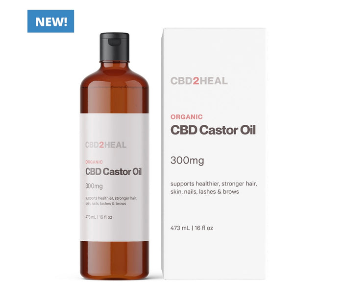 Organic CBD Castor Oil - 300mg - CBD2HEAL