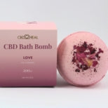CBD Bath Bomb Love - 200mg - CBD2HEAL