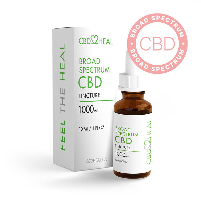 Broad Spectrum CBD Oil 1000mg -  CBD2HEAL