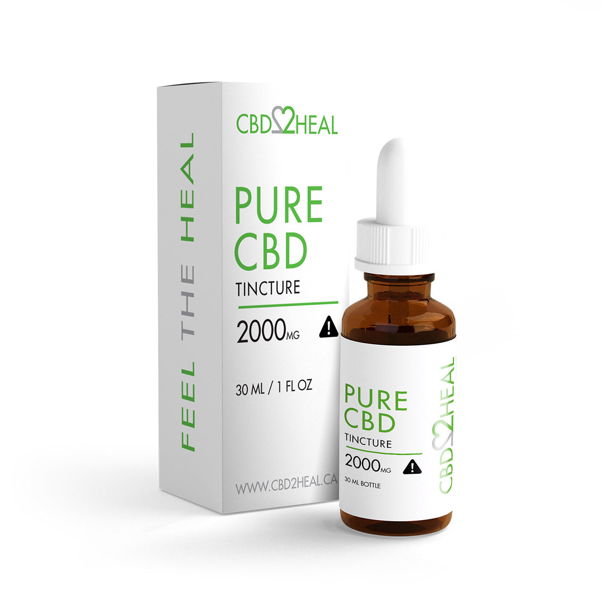 Broad Spectrum CBD Oil 2000mg -  CBD2HEAL