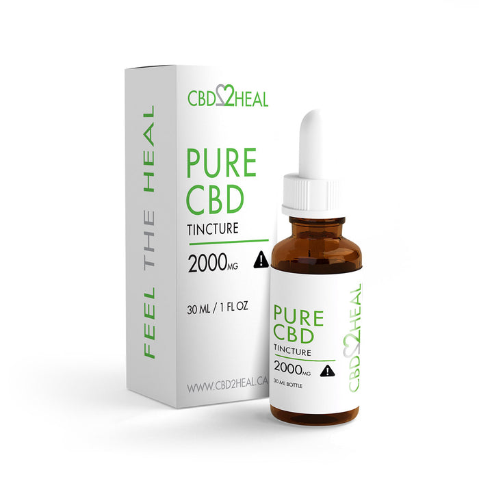 Broad Spectrum CBD Oil 2000mg -  CBD2HEAL