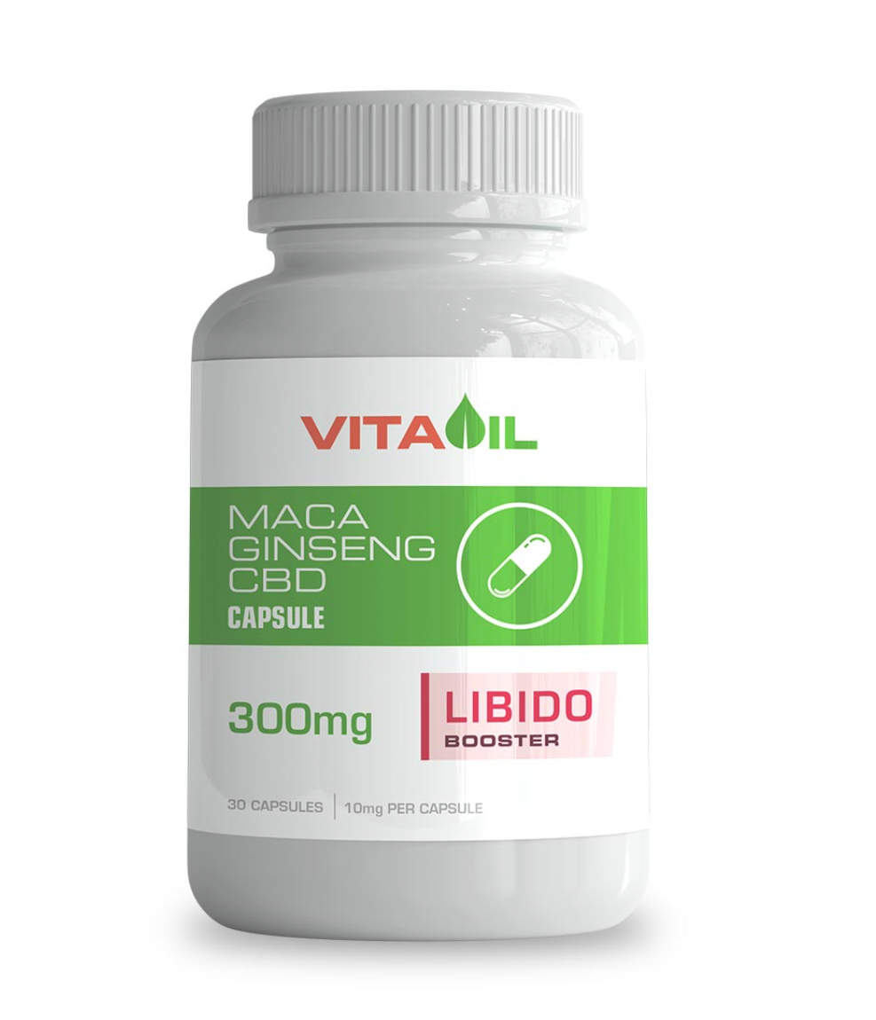 CBD Libido Booster Capsules - 300mg - VitaOil