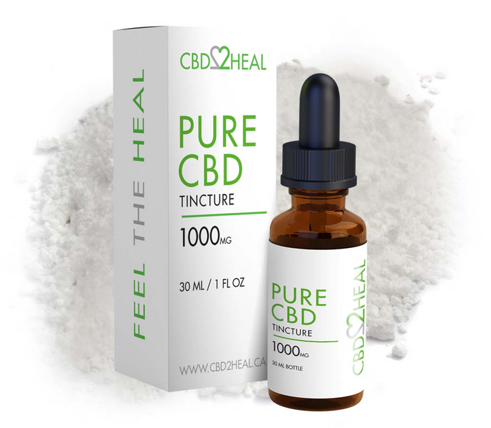 Pure CBD Oil Tincture 1000mg - CBD2HEAL