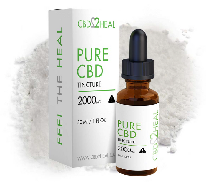 Pure CBD Oil Tincture 2000mg - CBD2HEAL