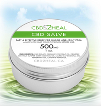 CBD Healing Salve Cream 500mg (CBD2HEAL)